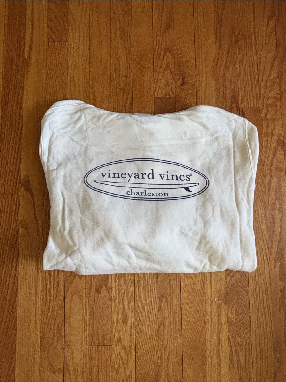 Vineyard Vines Cream Logo Hoodie - Picture 5 of 6